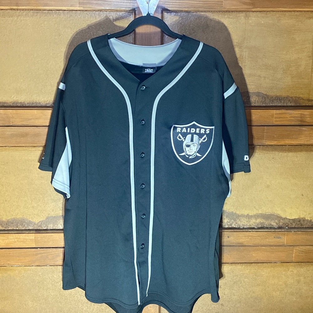 NFL Black and Gray Raiders Jersey
